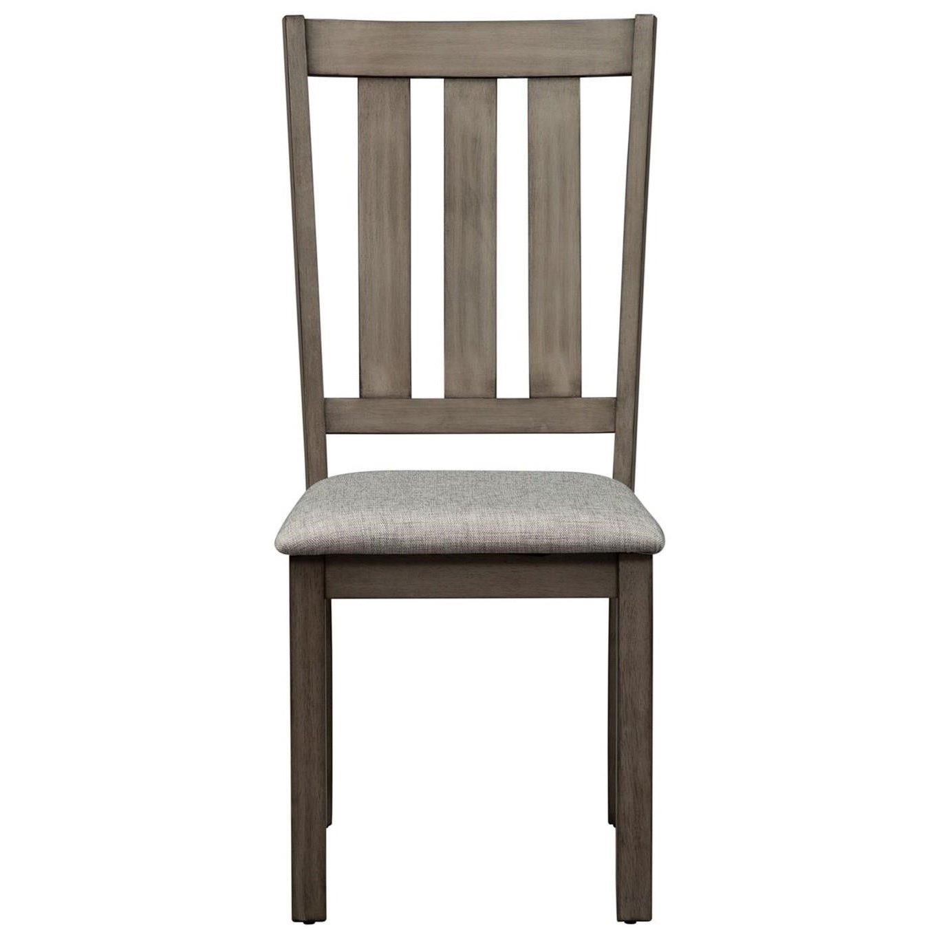 Liberty Furniture Tanners Creek Contemporary Slat Back Side Chair A1